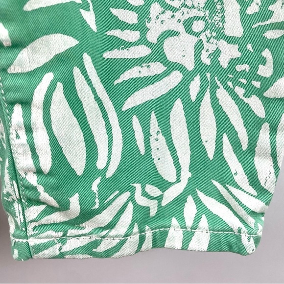 DVF Loves Current/Elliot Mint Tropical Floral The Classic Skinny Jean Size 28 - Picture 10 of 16